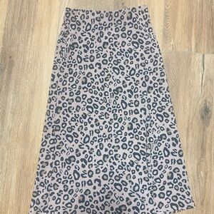 Sanctuary Leopard Print A-Line Skirt